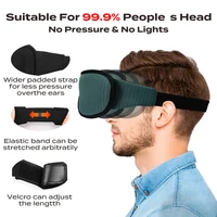 3D Sleeping Mask 100% Blockout Light Sleep Mask For Eye Soft Eye Mask for Travel Eyeshade Night Breathable Blindfold Slaapmasker 2