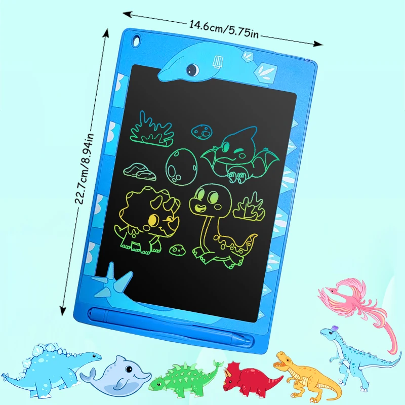 8.5 بوصة LCD تابلت للكتابة لوح رسم رقمي الكرتون من...