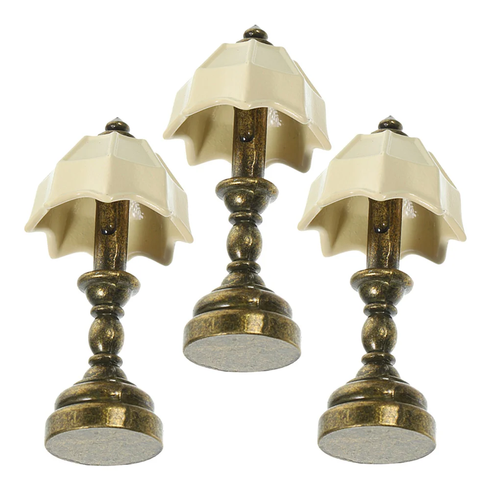 

Miniature Dollhouse Table Lamp Led Desk Lamp Mini Lighting Bedside Lamp Model Dollhouse Bedroom Furniture Decoration Accessories