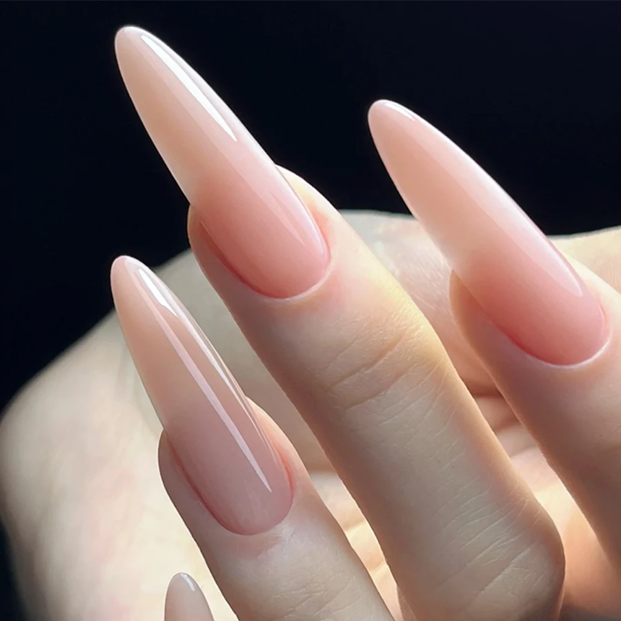 God Girl Nail Polish Gel Nude Pink Glitter Gel vernice Soak Off UV/LED Gel Polish per Manicure Home Salon fai da te - immagine 2