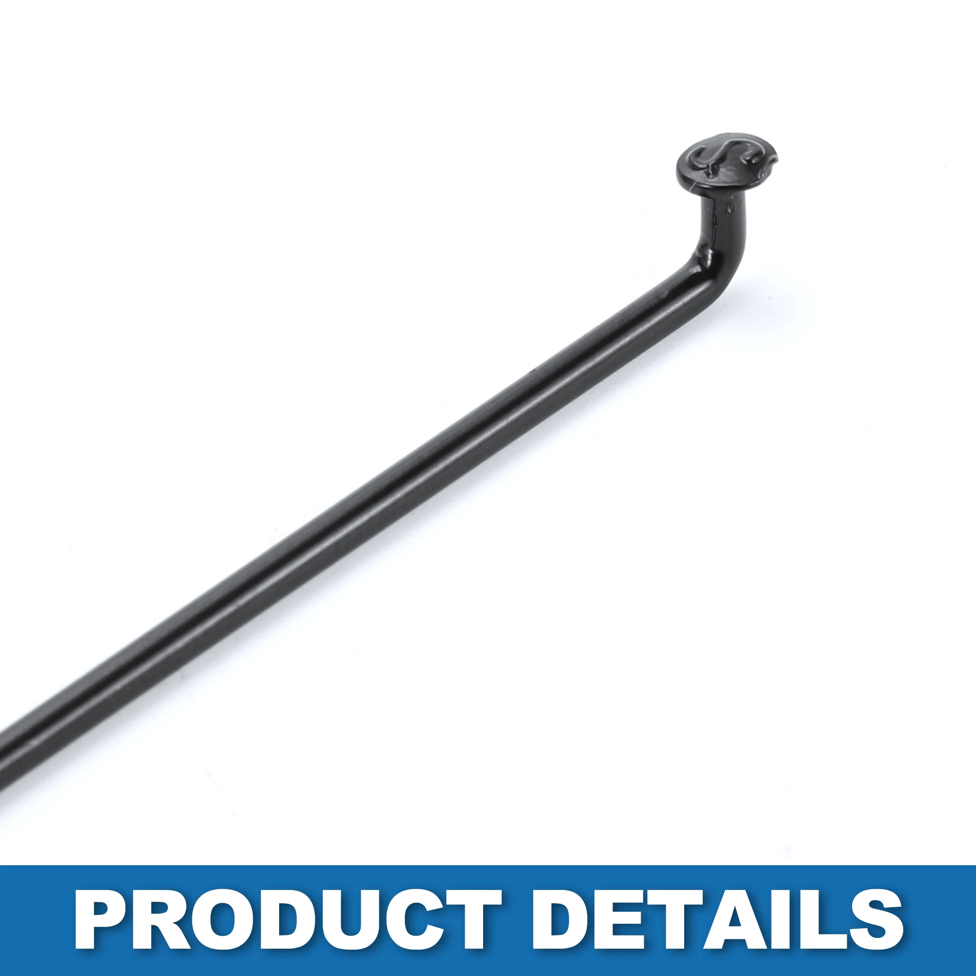 X Autohaux 36 Stück Fahrrad-Stahlspeichen 14G Fahrradspeichen 185 mm 190 mm 195 mm 205 mm 210 mm 215 mm Länge mit Nippeln für die meisten Fahrräder – Detail 7