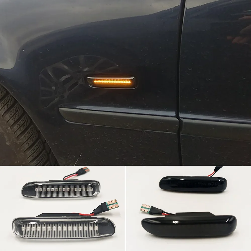 

LED Turn Signal Side Marker Light for BMW 3 series E46 Sedan1998 1999 2000 2001 Saloon Coupe 1999 2000 2001 2002 2003