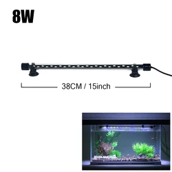 LED Aquarium Plant Grow Light - Waterproof Underwater Fish Tank Decor Lighting (38cm BlueWhite Light)