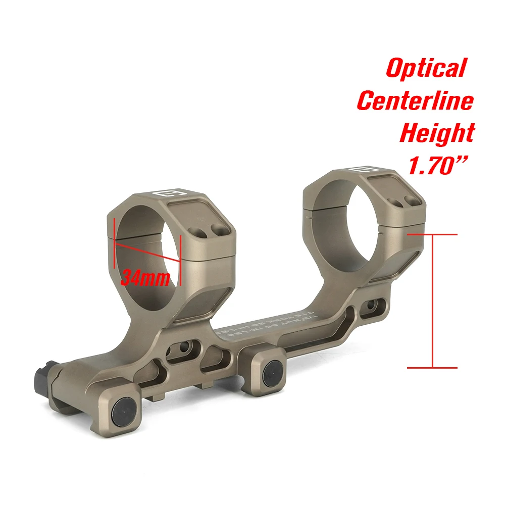 Support De Lunette Modulaire 30mm – 1,54 Pouce – Montage Picatinne QD – Pour RMR / T1