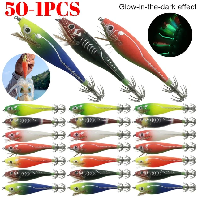 Squid Lure Glow Body Jig Squid Lures Shrimp Prawn Lures Realistic Glow  Squid Fishing Lures Catch More Squid And Cuttlefish - AliExpress