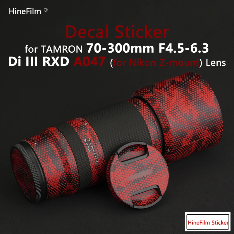 

Tamron 70300 Z Mount Lens Skin 70-300 Lens Sticker for Tamron 70-300mm F/4.5-6.3 Di III RXD A047 Lens Anti-scratch Cover Film