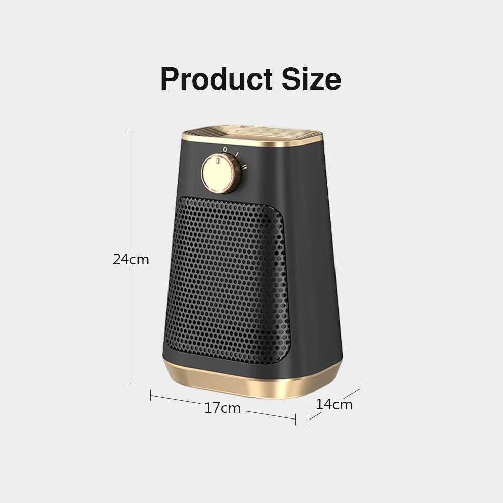 Mini Space Desk Heaters Warmer Machine Winter 1500W Electric Heater Portable Heaters 110/220V PTC Ceramic Heating for Household 6