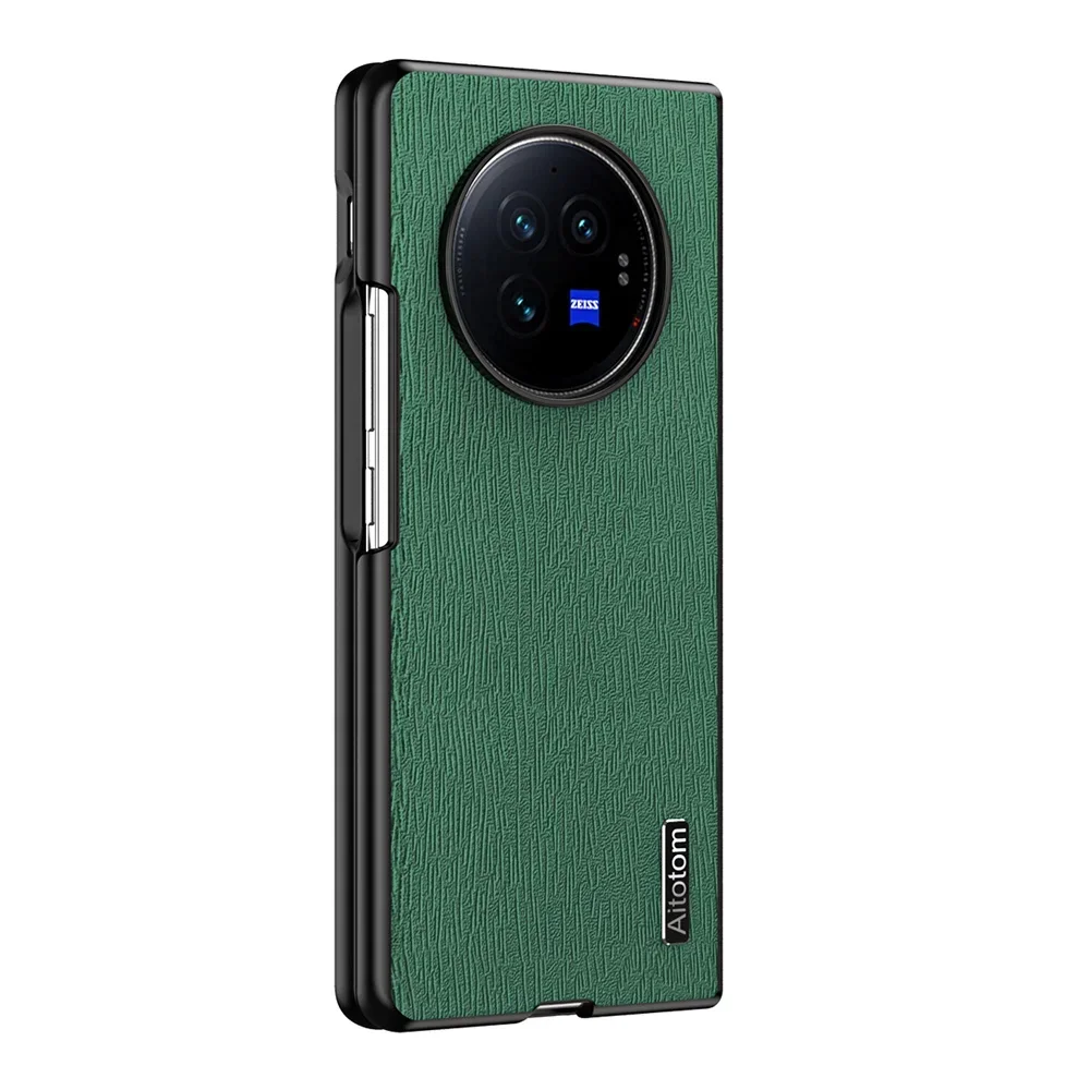 Leather Wood Pattern Slim Shockproof Protective Case