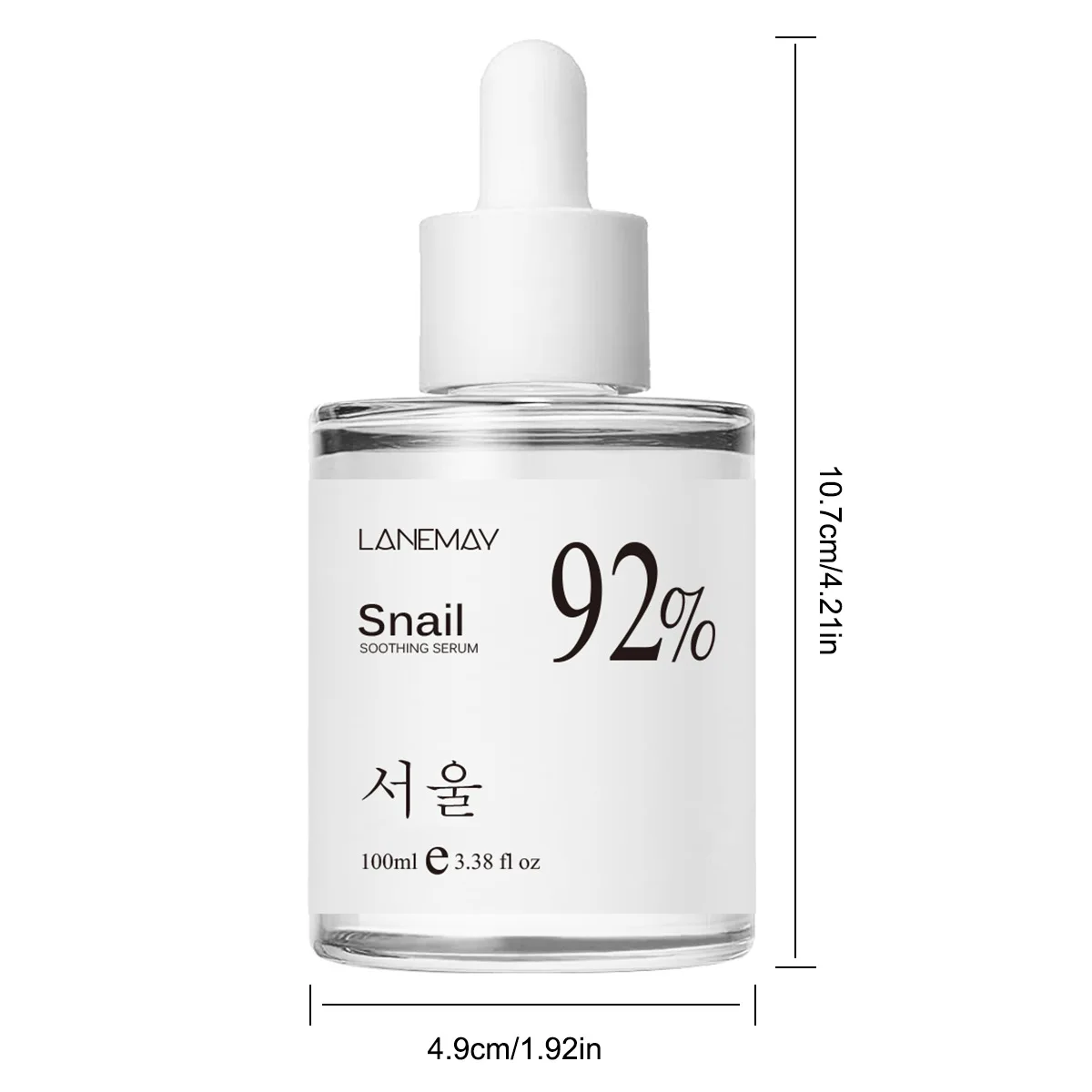100ml 92% Snail Soothing Facial Essence Multi in One Skin Care Hydrating and Moisturizing Face Serum 6