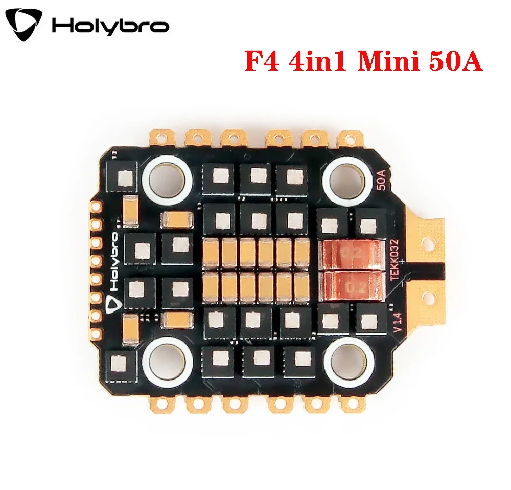 

Holybro Tekko32 F4 4in1 Mini 50A Brushless ESC BLHELI32 Supports Oneshot / Multishot / Dshot PWM 3-6S for RC FPV Racing Drone
