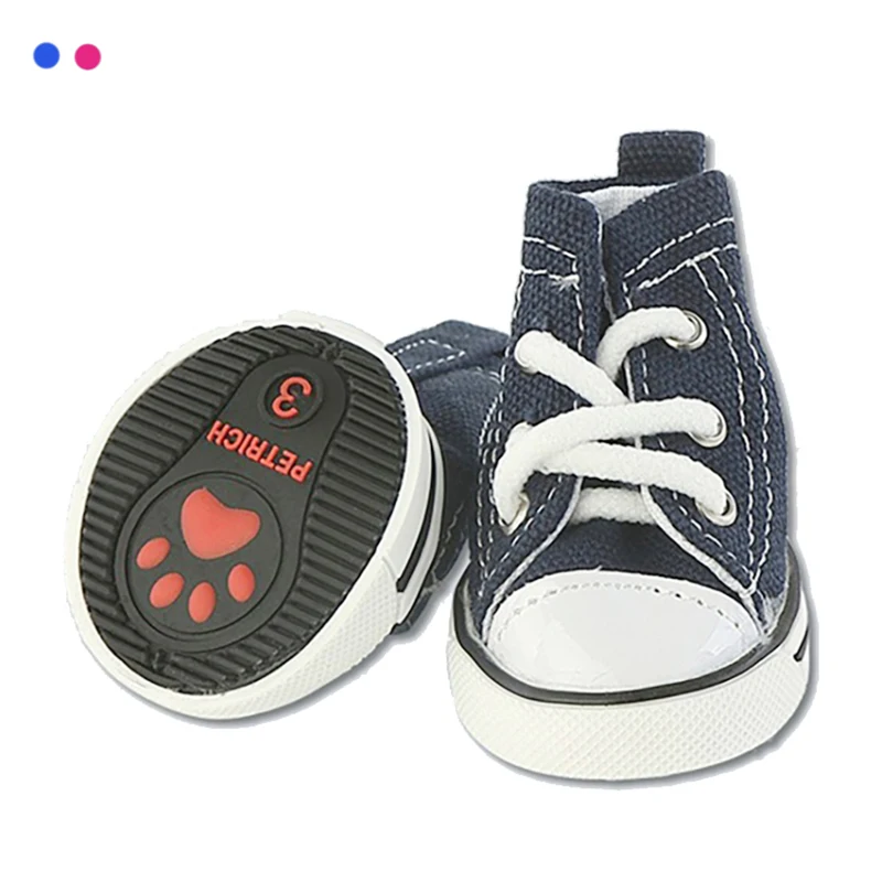 Zapatos de tela para perros pequeños, zapatillas deportivas de