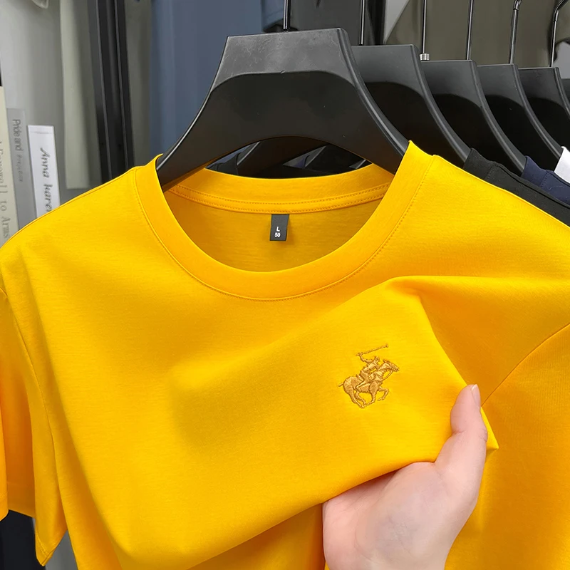 مصمم العلامة التجارية قصيرة الأكمام تي شيرت الراقي...