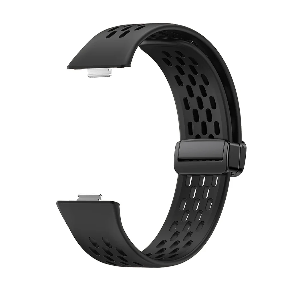 Breathable Magnetic Silicone Sport Strap Replacement Bracelet