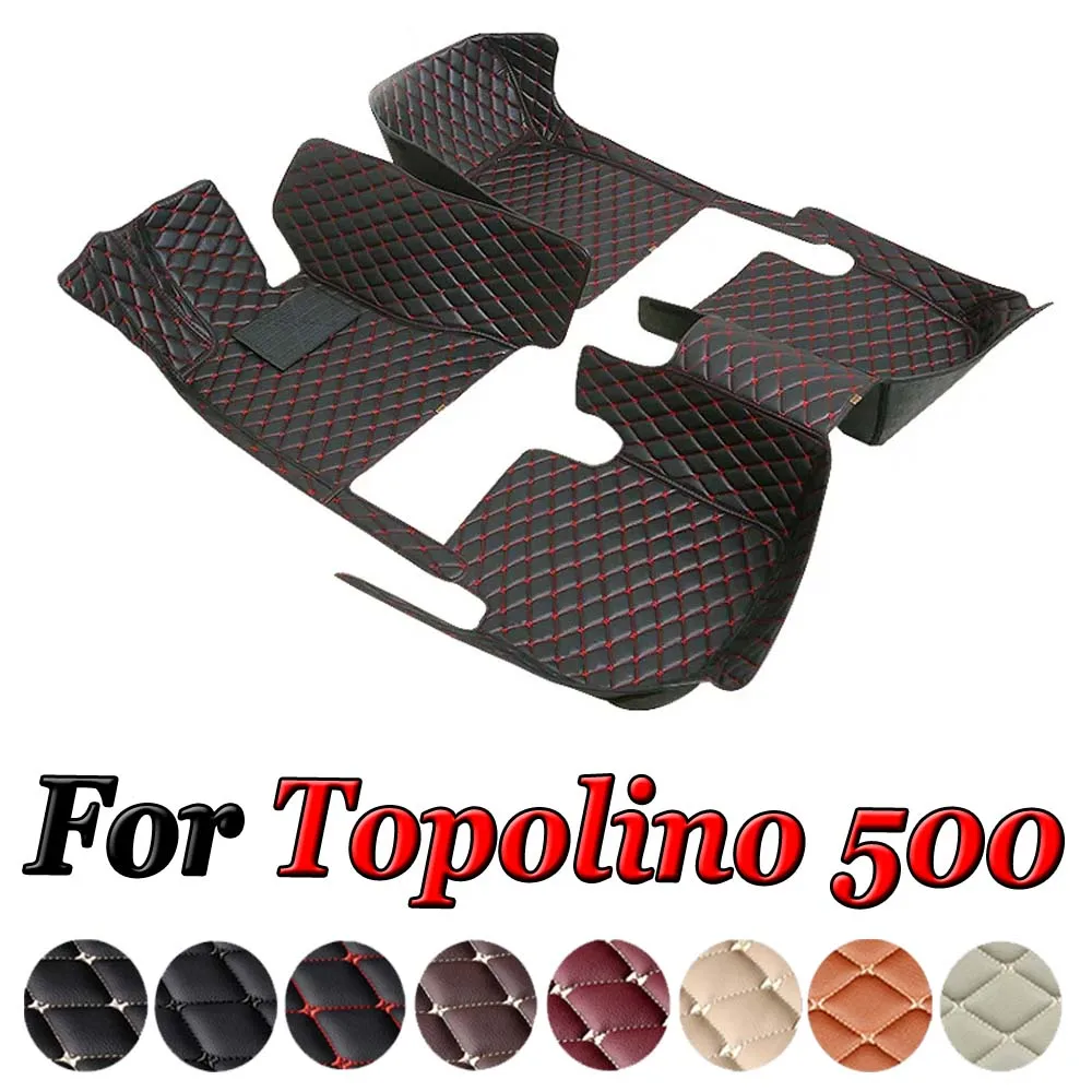 

Car Floor Mats For Fiat Topolino 500 2012 2011 Auto Interiors Accessories Styling Custom Foot Rugs Products Replacement Parts