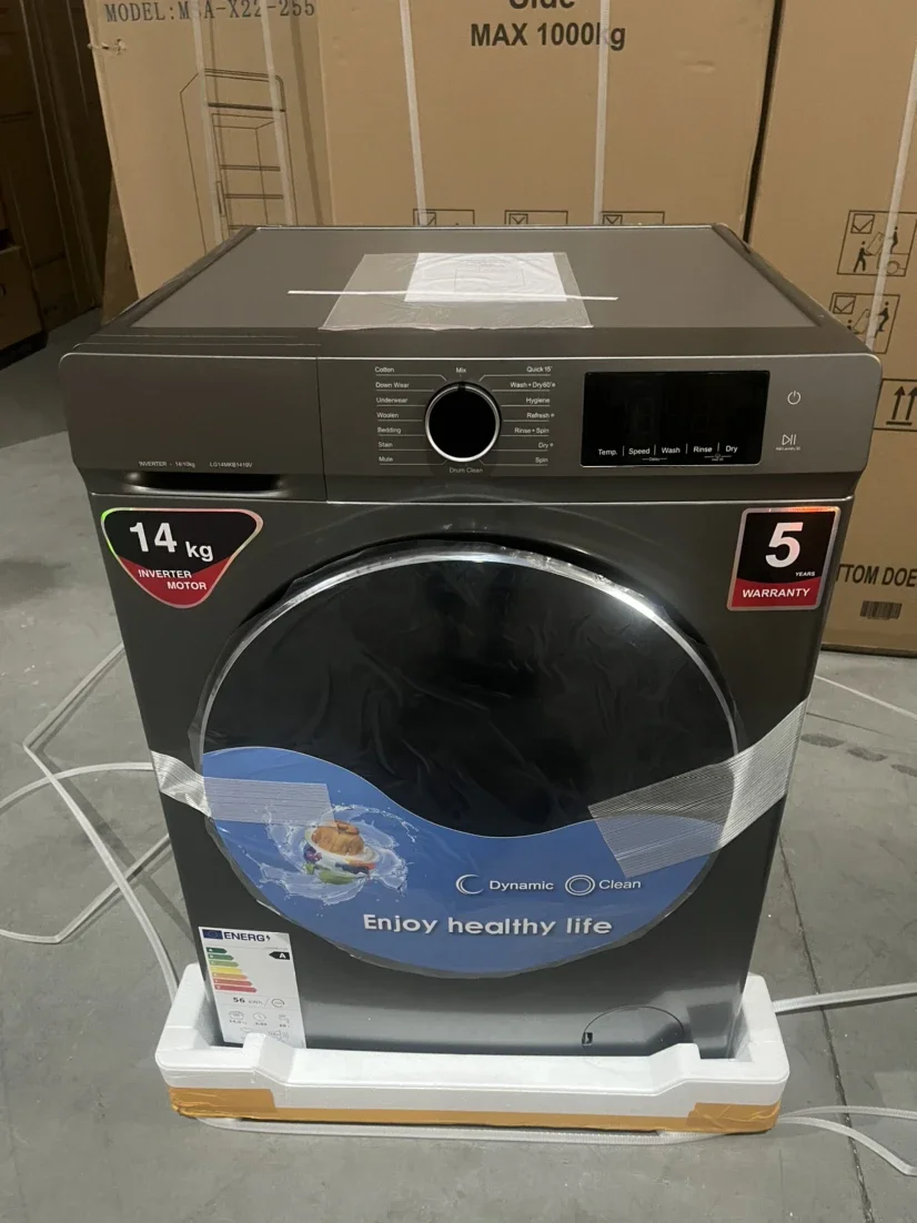 14kg Automatic Washing Machine with Dryer Large Capacity Washing Machine Two-in-one Dryer Front Washing Machine 2