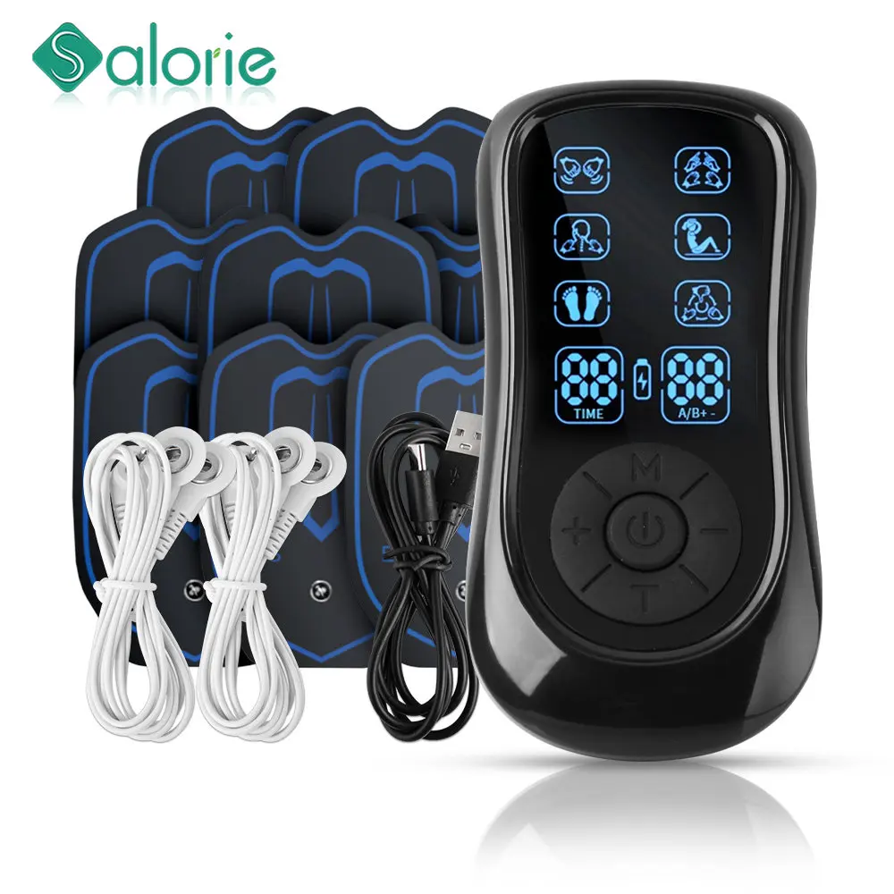 Deluxe TENS Unit and Accessories. EMS Muscle Stimulator Machine, Muscle  Growth & Electric Stimulator for Physical Therapy. TENS Device for Back  Pain