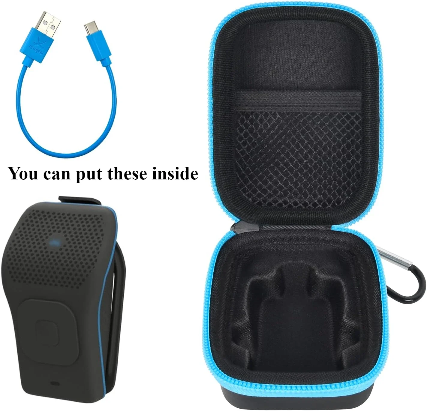 Carrying Case for Noxgear 39g Wearable Bluetooth Clip Speaker