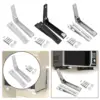 Foldable Microwave Oven Rack Kitchen Wall Mounted Extendable Microwave Oven Storage Rack Bracket (With A Pair Of Screws) 1