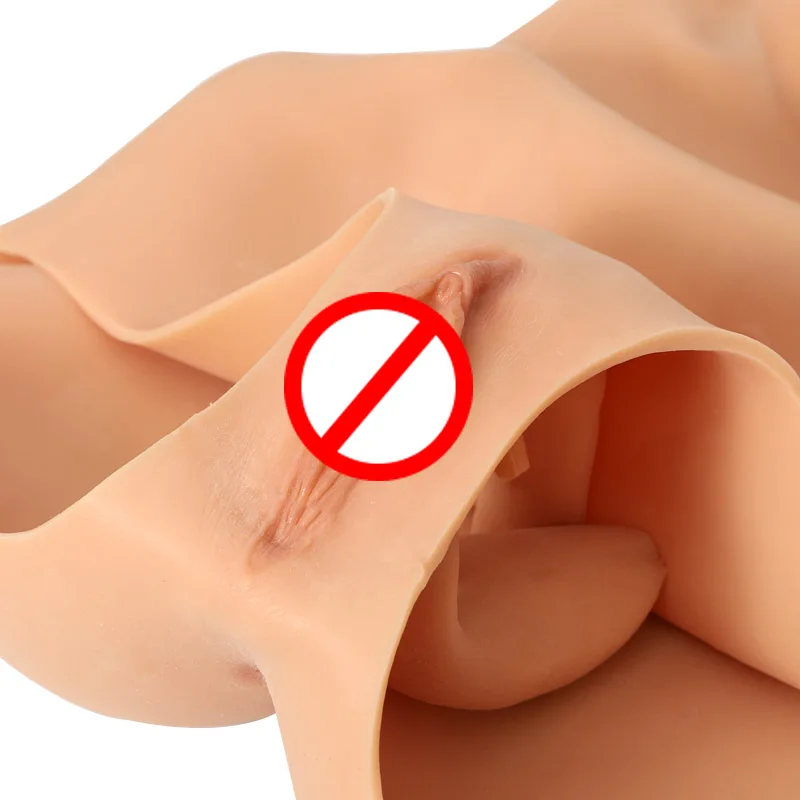 New Design Realistic Drag Queen Sxxy Fetish Sex Butt Artificial Silicone Boobs Breast For Man To Woman Cosplay With Vaginal