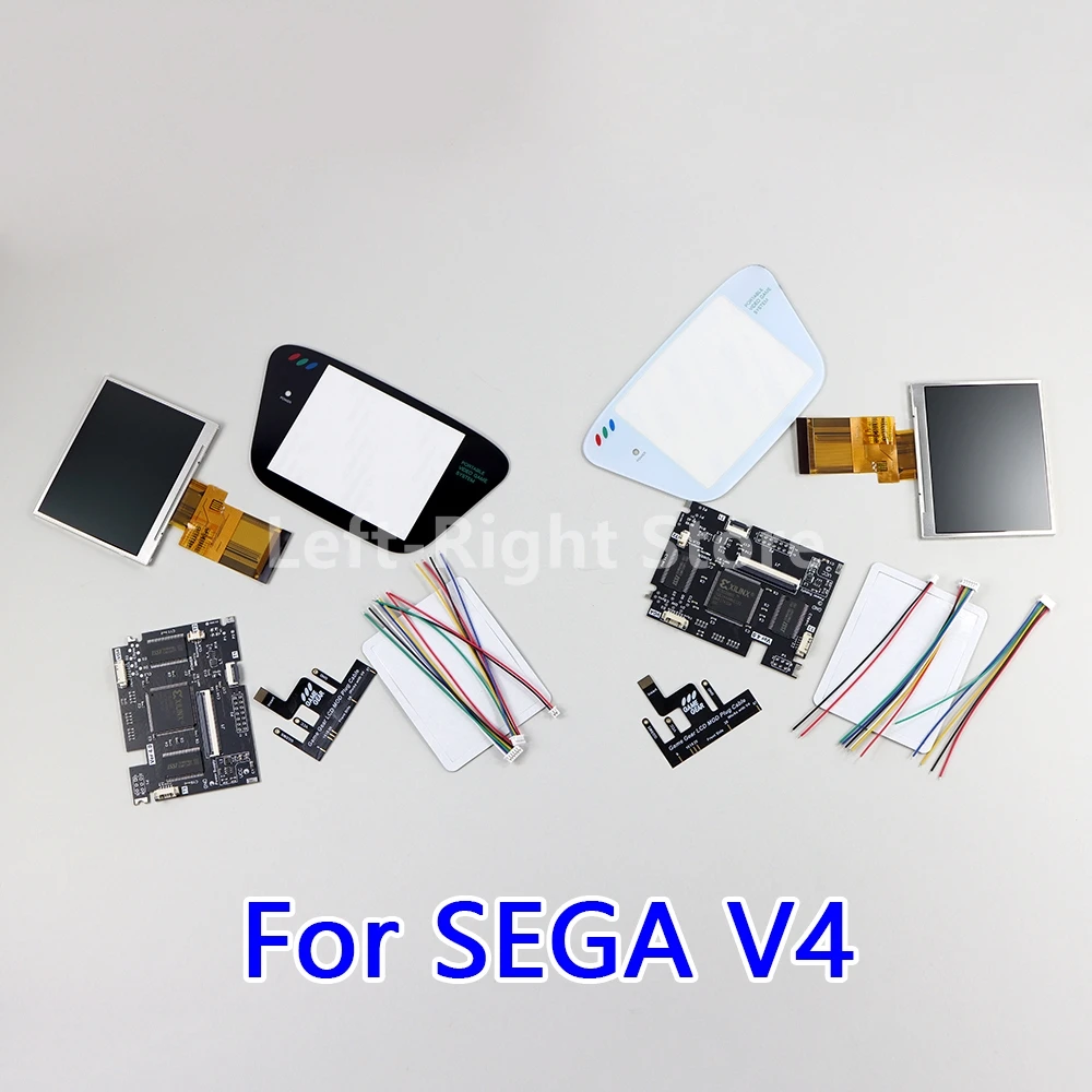 1 セットフルスクリーン IPS V4 液晶キットセガゲームギア高光輝度 V4