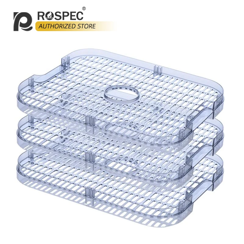 ROSPEC пищевой Дегидратор BPA бесплатно 3 слоя сушилка сетка пищевые лотки материал