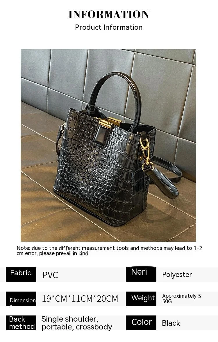 Neue Heiße Verkauf frauen Tasche Wasser Eimer Tasche Multi Fach Einfache und Prächtige frauen Eine Schulter Umhängetasche bag2023_voghion.com