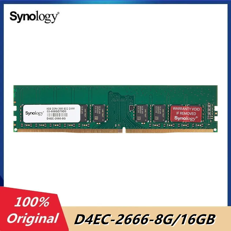 

Original Synology D4EC-2666-8G/16GB Memory Module DDR4 ECC Unbuffered DIMM Memory