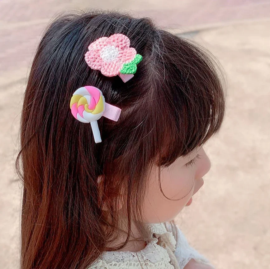 14-28-42-70Pcs Cartoon Baby Hair Clip Set Flower Fruit Baby Girl Barrettes Bangs Hairpins Kids Hair Accessories hair accessories,hair clips