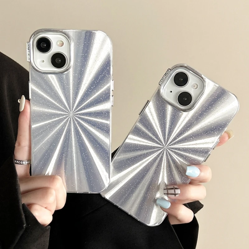 

Роскошные градиентные чехлы для телефонов с градиентным лазером для iPhone 15 14 13 12 11 Pro Max 14 15 Plus, чехол с блестками, противоударный чехол