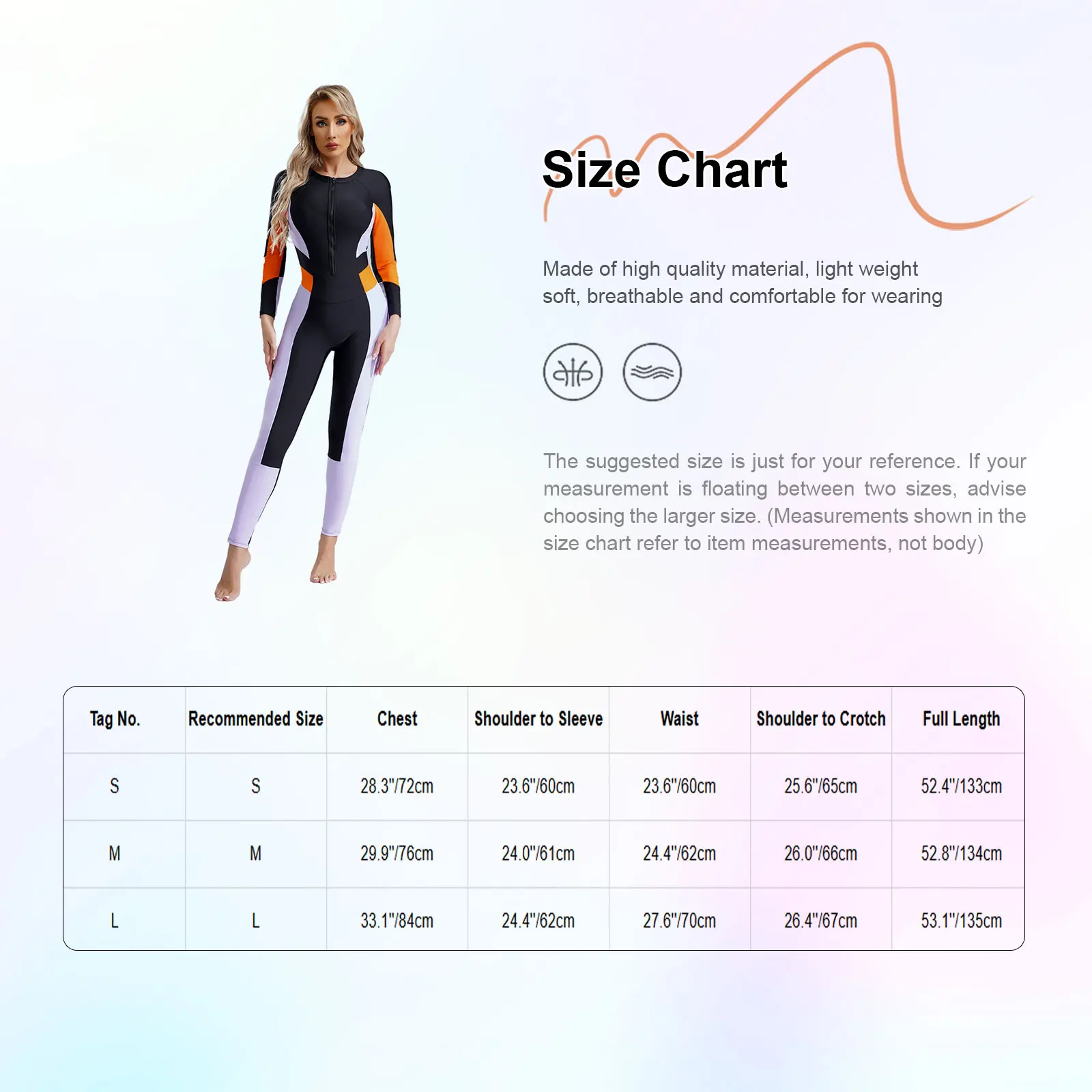 Womens One-piece Rash Guard Swimsuit Long Sleeve Zipper Conservative Swimwear UPF 50+ Surfing Wetsuit Swimming Bathing Suit