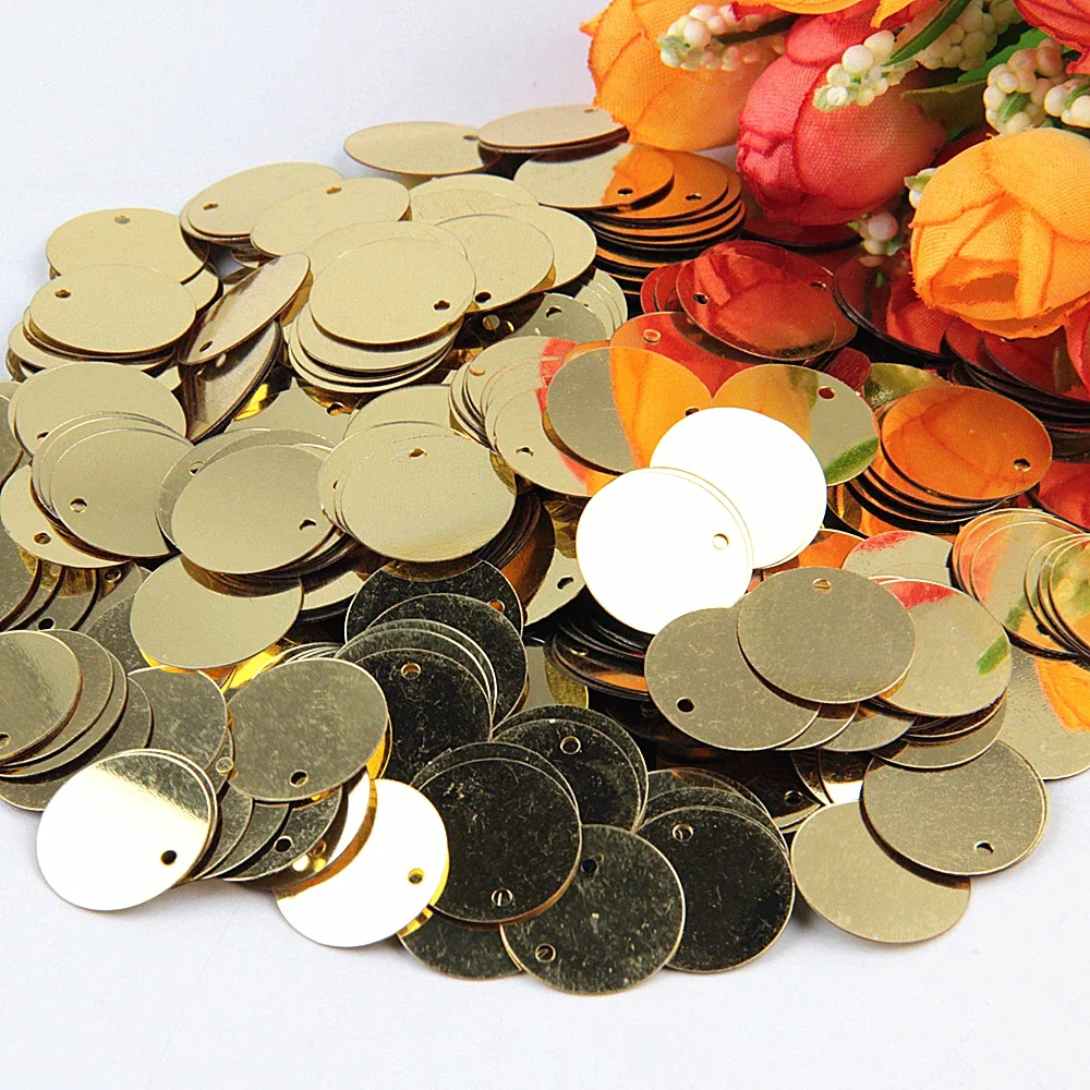 Sparkling Gold Sequin Mix for Crafting and Decoration