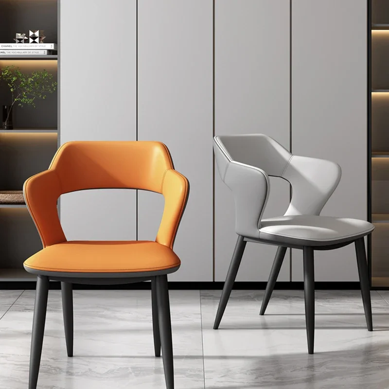 Designers Relax Chair Soggiorno Orange Nordic Lazy Hotel Nook Sedie Da Ufficio Lounge Makeup Poltrona Luxo Designer Furnitures