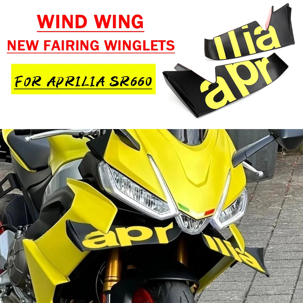 NewNakedFrontSpoilerWingletAerodynamicWingKitSpoilerMotorcycleAccessoriesForAprilia