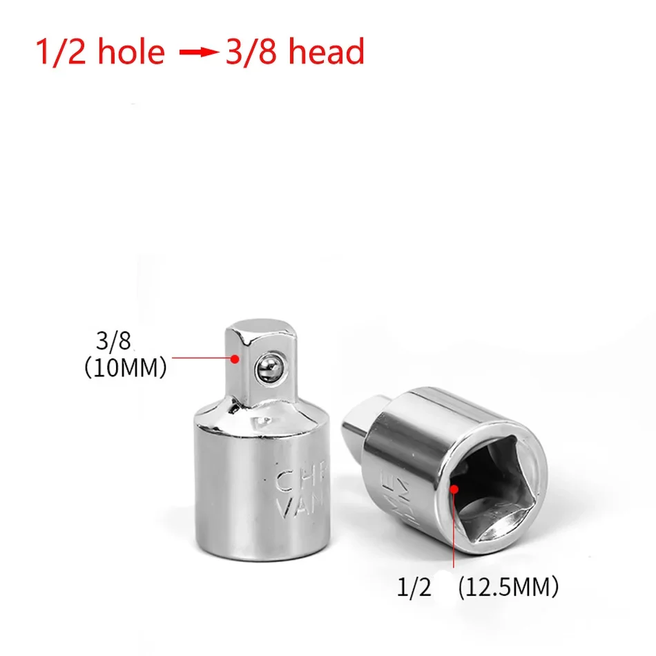 Ratchet Wrench Adapter 1/4" 3/8" 1/2" Chrome Vanadium Sleeve Drive Socket Converter Wrench Transform Joint 2025