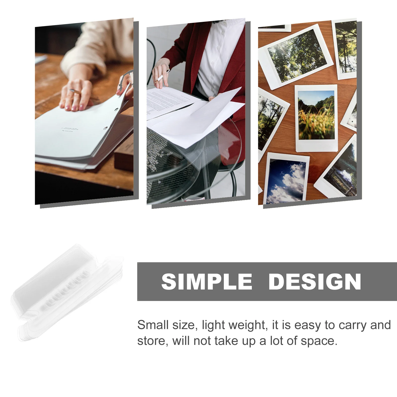 100 Pcs Folder Label Clip Tabs for Hanging Folders Work Fast File Labels Removable