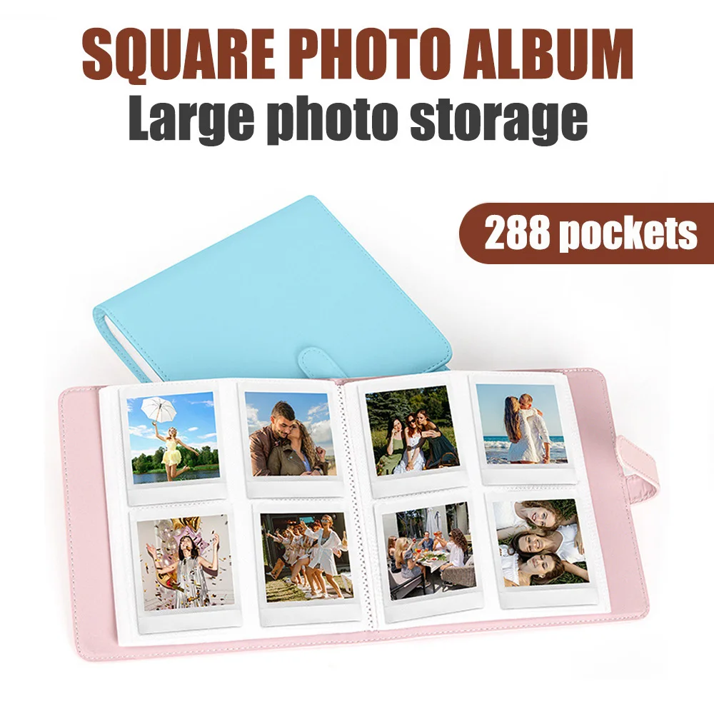 Album Fotografico A 288 Tasche Per Fotocamera Fujifilm Instax Square Sq1/Sq6/Sq10/Sq20/Sq40 Kodak Mini 3 Square,Mini Shot 3 Square