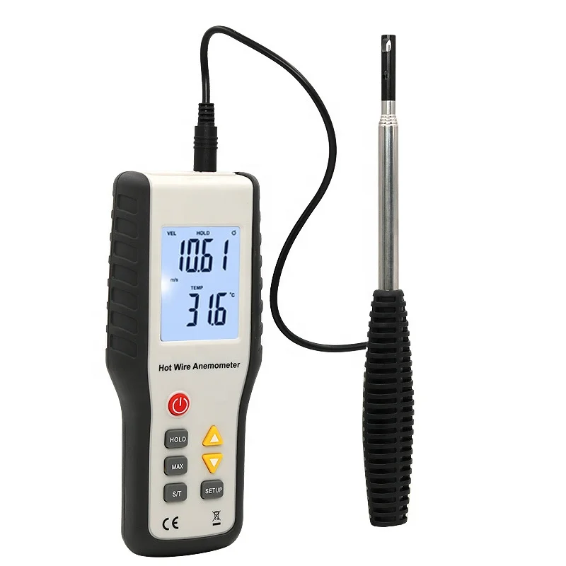 

HTI HT-9829 CFM/CMM HT/XINTEST manufacturer Thermo-Anemometer;Hot wire Anemometer OEM/ODM
