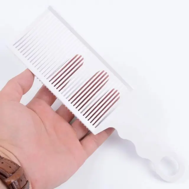 Hair Cutting Combs Professional Barber Clipper Blending Flat Top Hair Cutting Comb for Men Fading Comb Salon Styling Tool 4