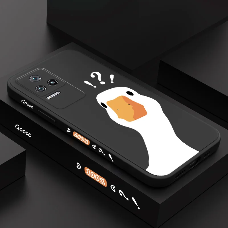 Doubtful Duck Liquid Silica Phone Case Cover