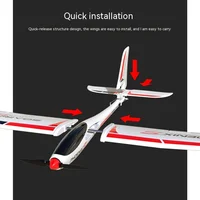Eurames Remote-controlled Aircraft With A 1.6-meter Wingspan Large Model Electric Glider Fixed Wing Rc Plane Toy Gift 2