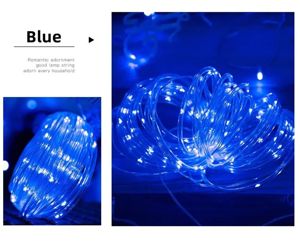 Description Picture 6 of itemOutdoor Solar Tube Rope Led Light 32m/22M/12M/7M Garden Christmas Decoration Fairy String Light Outdoor Wedding Party Led Lamp