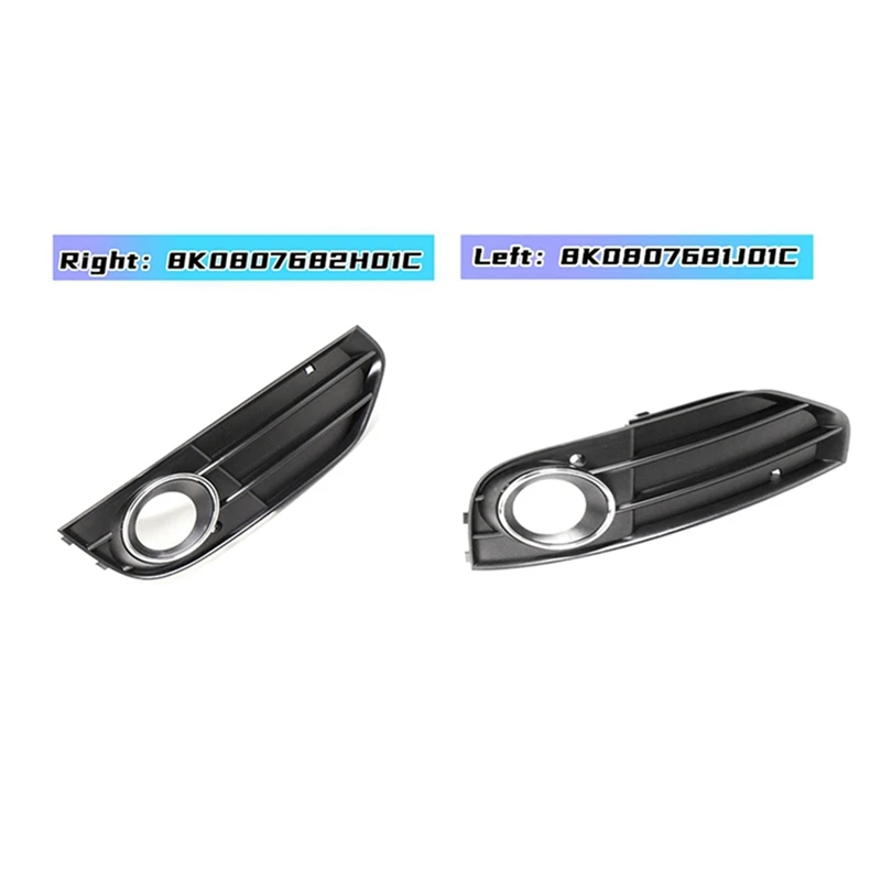 Bumper Side Fog Light Grill For A4 Allroad Quattro 2010 -