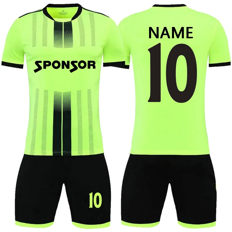 Football uniform Sports uniform sets Soccer Shorts Jerseys for Men Women Kids Adults Breathable
