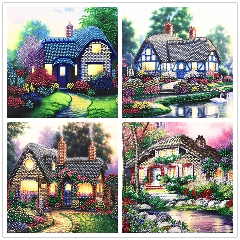 

5D New Style Diamond Painting Landscape Pattern DIY Diamond Cross Stitch Kit Crystal Art Home Decor Gifts