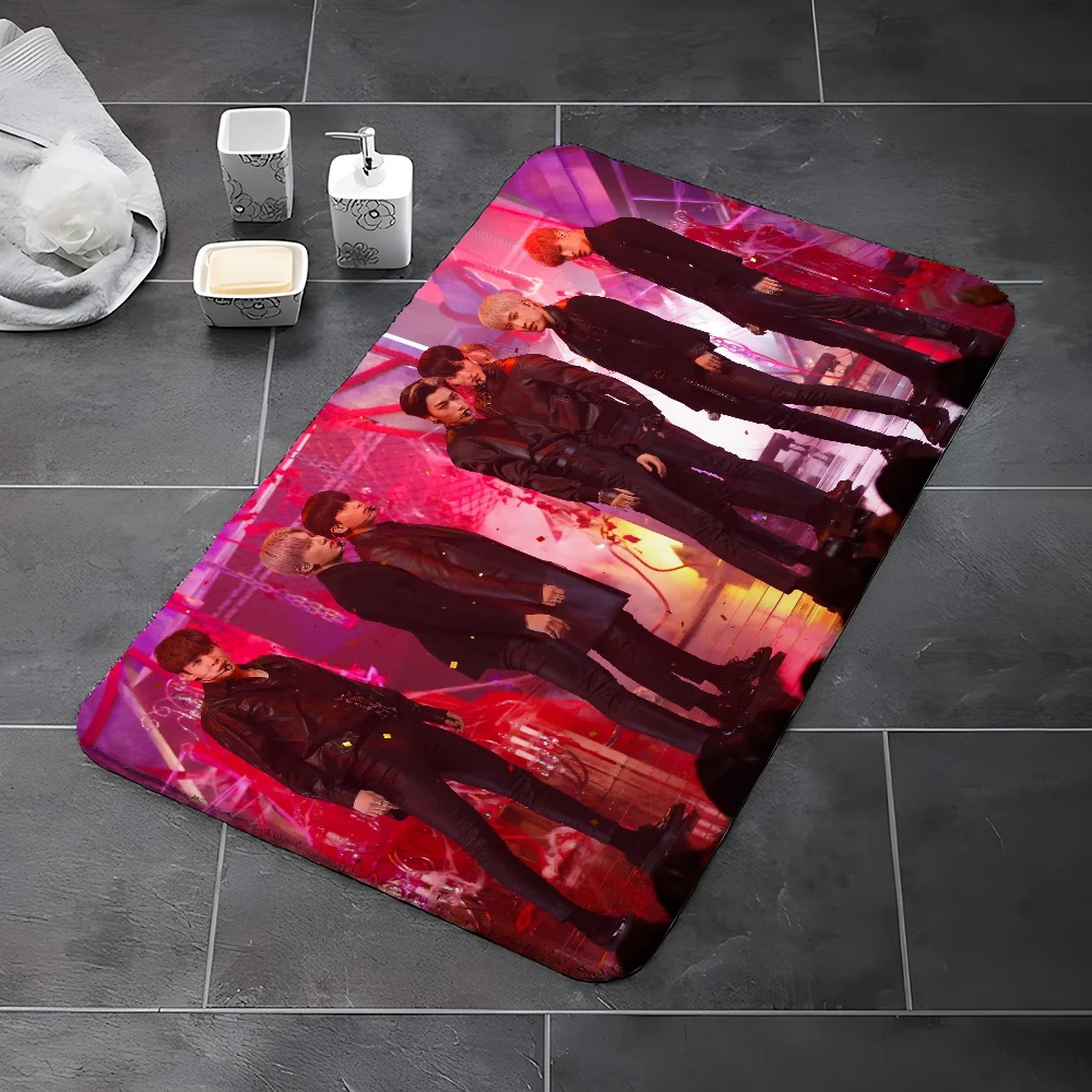 ATEEZS Cute Carpet for Kitchen Bath Mat Things to the Room Decoration Items Bedroom Mats Home Accsessories Carpets Bathroom Rug 2