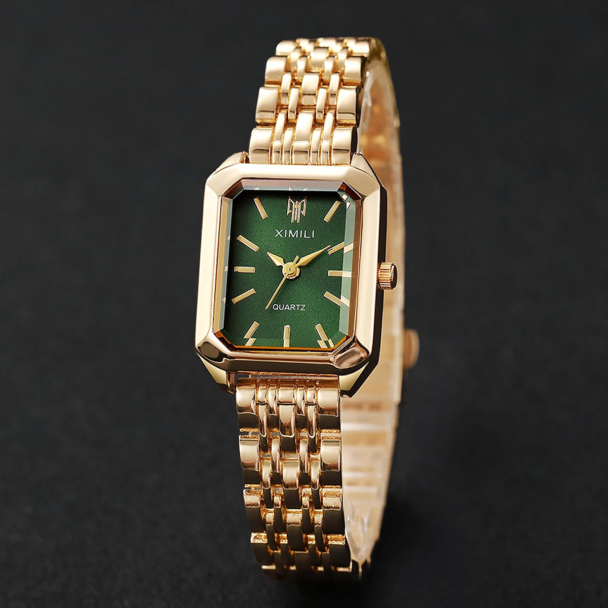 5pcs/set Women's Luxury Exquisite Watch Fashion Retro Quartz Watch With Bracelet Set Gift for Girls (Box Not Included)