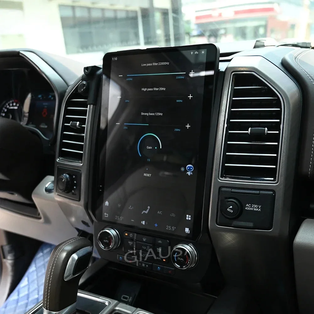 

For Ford Raptor F150 2015-2022 F250 F350 F450 2017-2022 Car Radio Multimedia Player Android 1Din Bluetooth Screen Audio Central