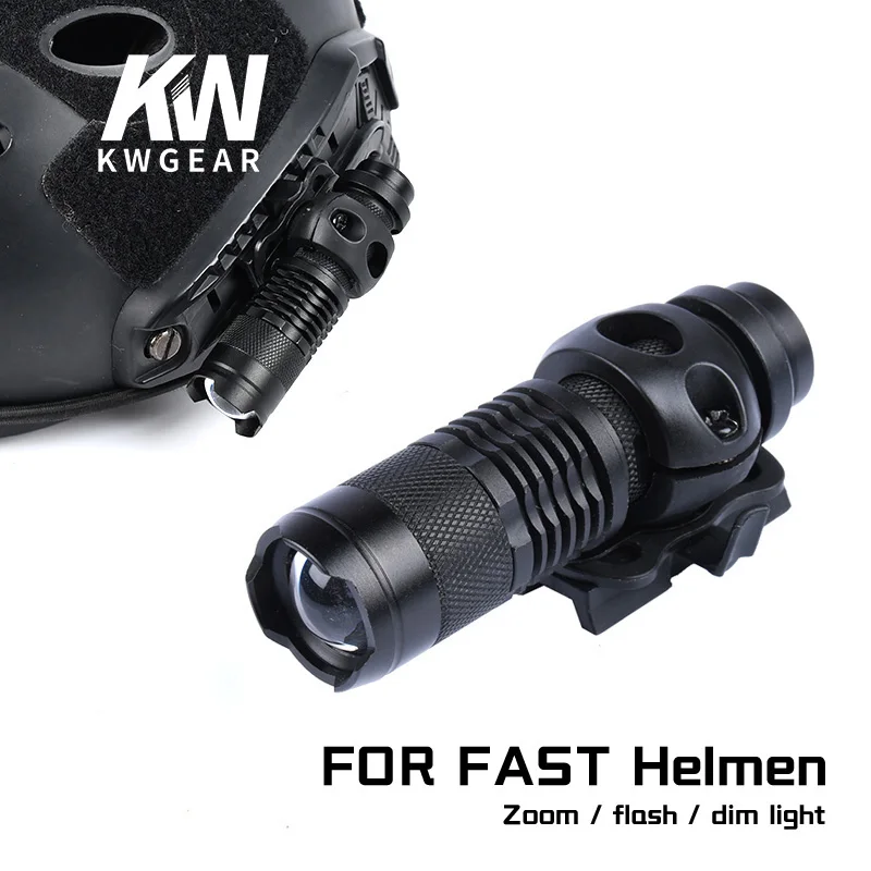 

WADSN Tactical AIrsoft Strobe Consant Momentary Helmet Lamp With white Scout light Helmet Lamp FAST Hunting Helmet Flashlight