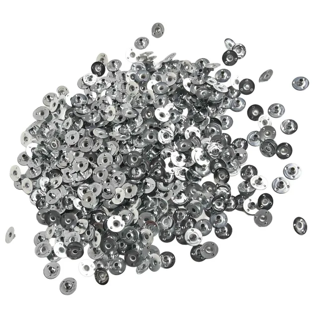 500PCS Candlewick Base Round Iron Sheet Convenient Wicks Holder Candle Wicks Sustainer Tab For Birthday Anniversary Candle DIY 2
