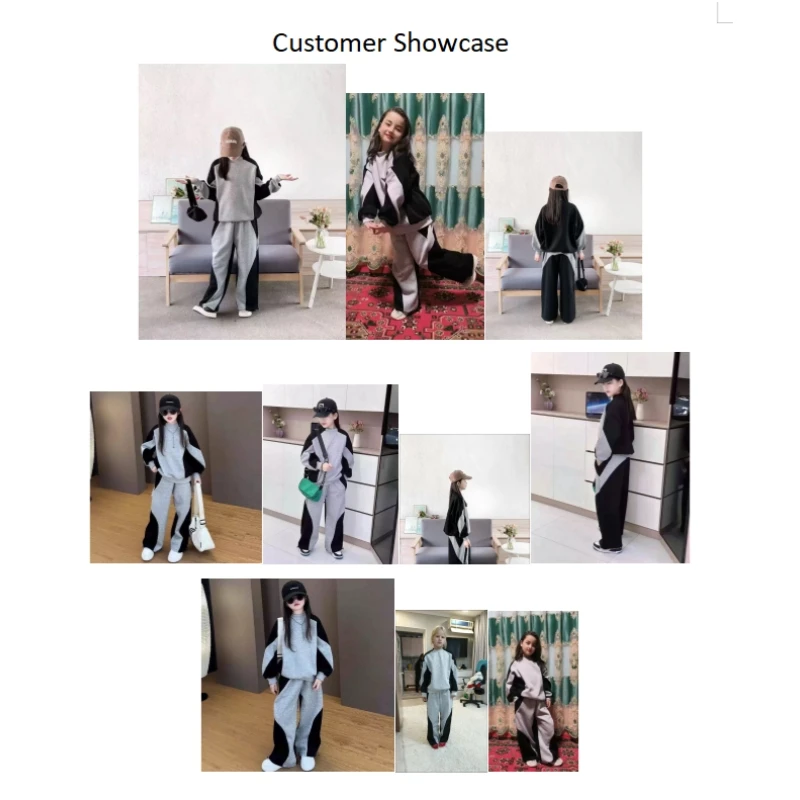 الخريف الأطفال الفتيات الملابس مجموعة في سن المراه...